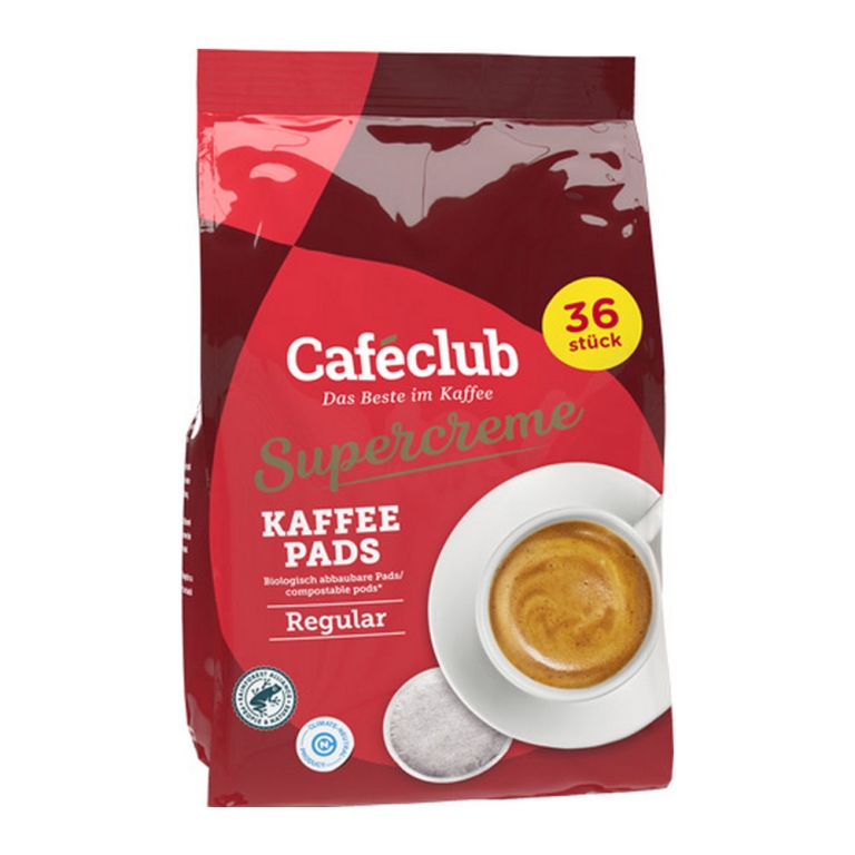 Caféclub - Supercreme Kaffeepads Regular - 36 Pads