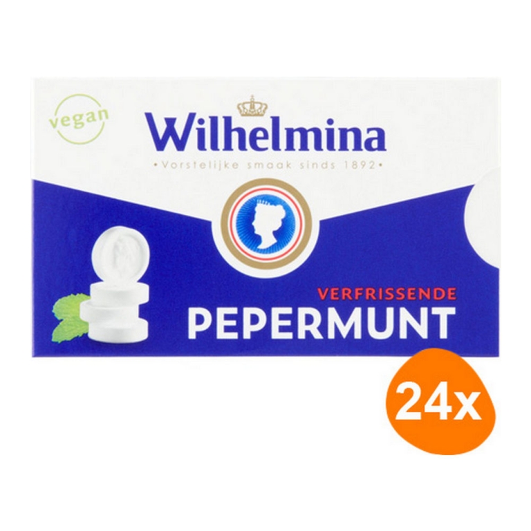 Fortuin - Wilhelmina Pfefferminze Vegan - 24x 100g