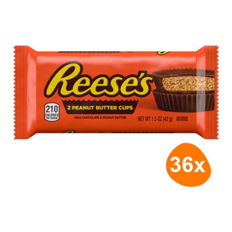 Reese's - 2 Peanut Butter Cups - 36 Stück