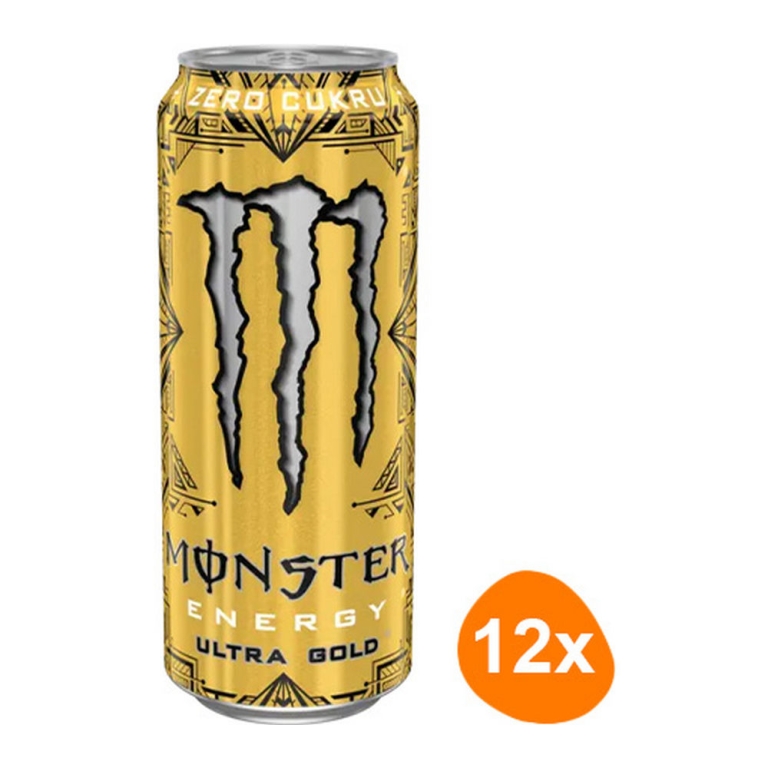 Monster Energy - Ultra Gold Zero Sugar - 12x 500ml