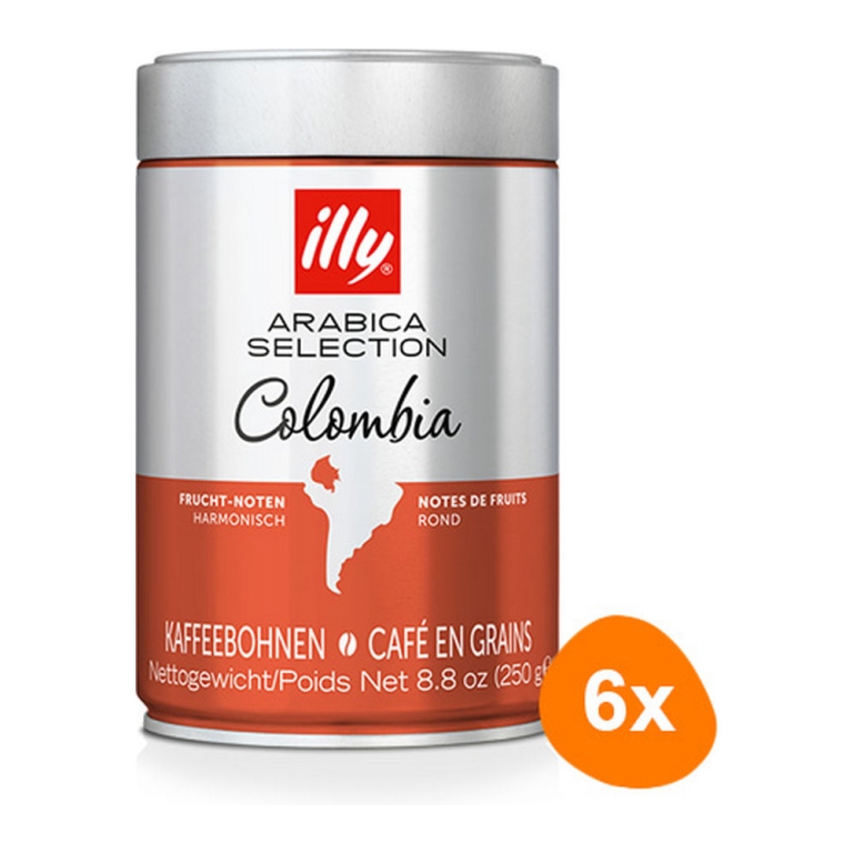 Illy - Arabica Selection Kolumbien Bohnen - 6x 250g