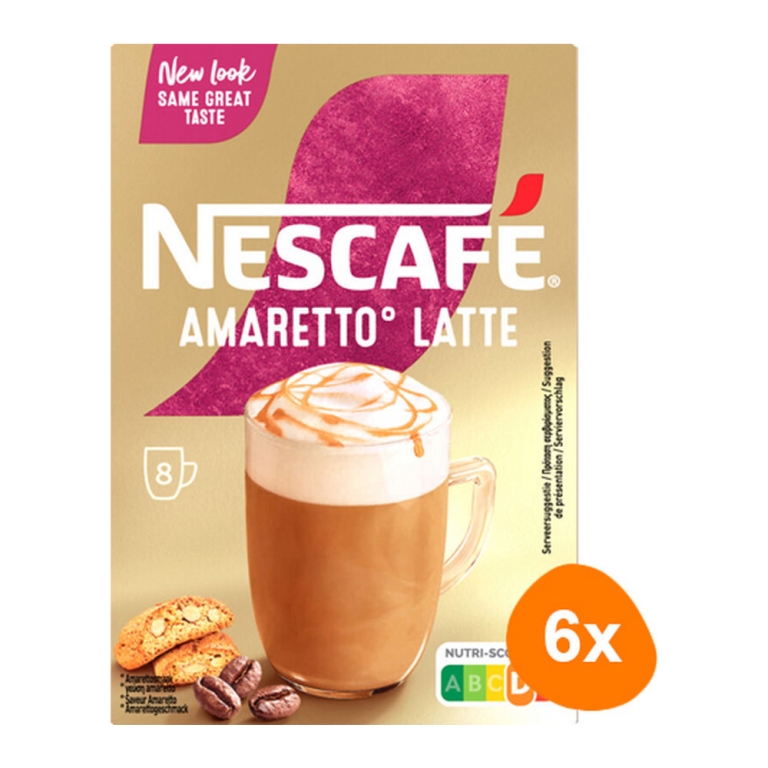 Nescafé - Gold Amaretto Latte - 6x 8 Portionen