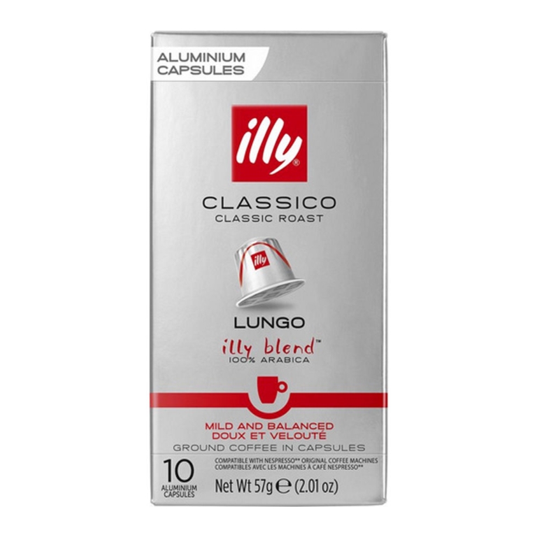 Illy - Classico Lungo Kaffeekapseln - 10 Kapseln