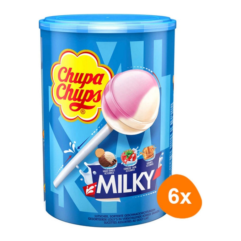Chupa Chups - Lutscher Milky - 6x 100er