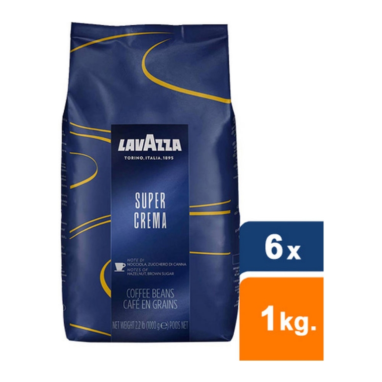 Lavazza - Super Crema Bohnen - 6x 1kg