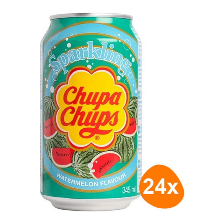 Chupa Chups - Sparkling Watermelon Soda - 24x 345ml