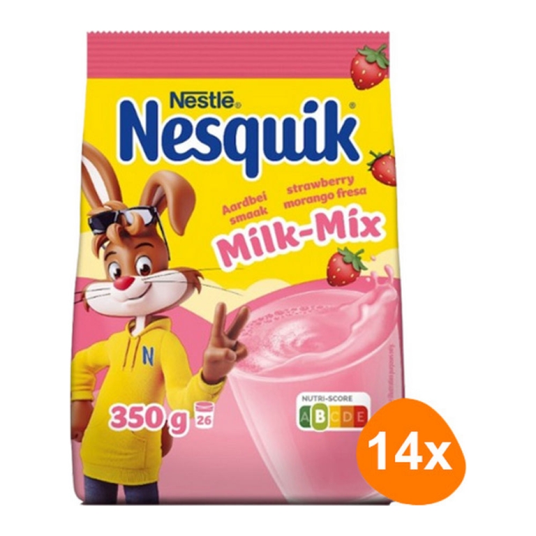 Nesquik - Milk-Mix Erdbeer - 14x 350g