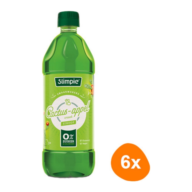 Slimpie - Kaktus Apfel Limonaden-Sirup - 6x 650ml