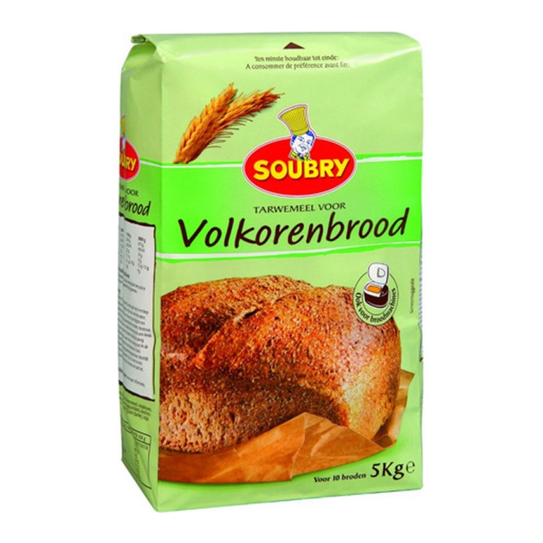 Soubry – Weizenmehl für Vollkornbrot – 5 kg