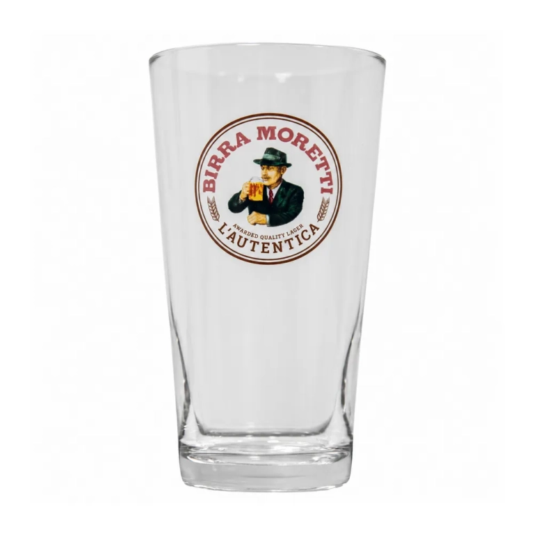 Birra Moretti - Bierglas "Vaasje" 250ml - 6 Stück