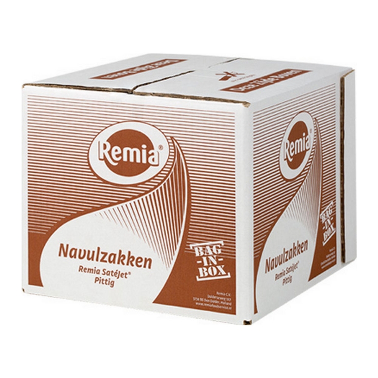 Remia - Erdnuss-Soße Scharf (Bag-in-Box) - 3x 3,8kg