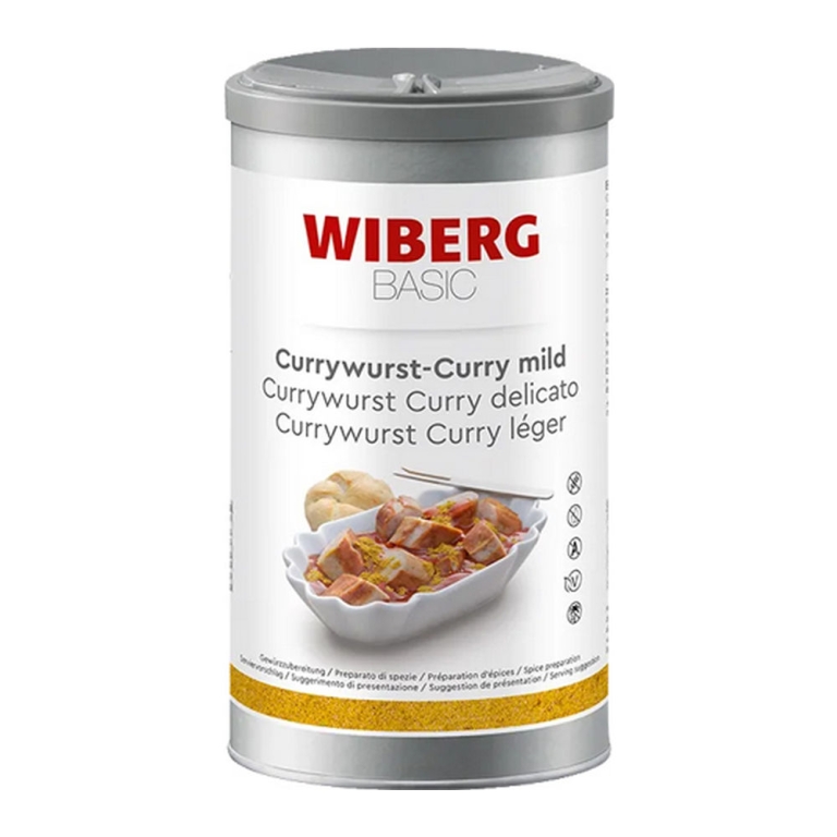 Wiberg - Currywurst Curry mild - 580g