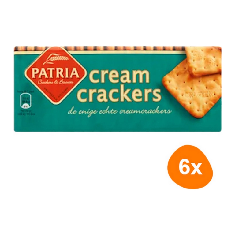 Patria - Cream Crackers - 6x 200g