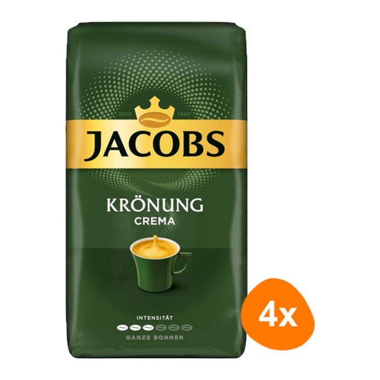 Jacobs - Krönung Crema Bohnen - 4x 1kg