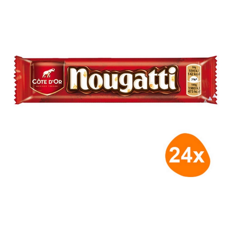 Côte d'Or - Nougatti - 24 Riegel