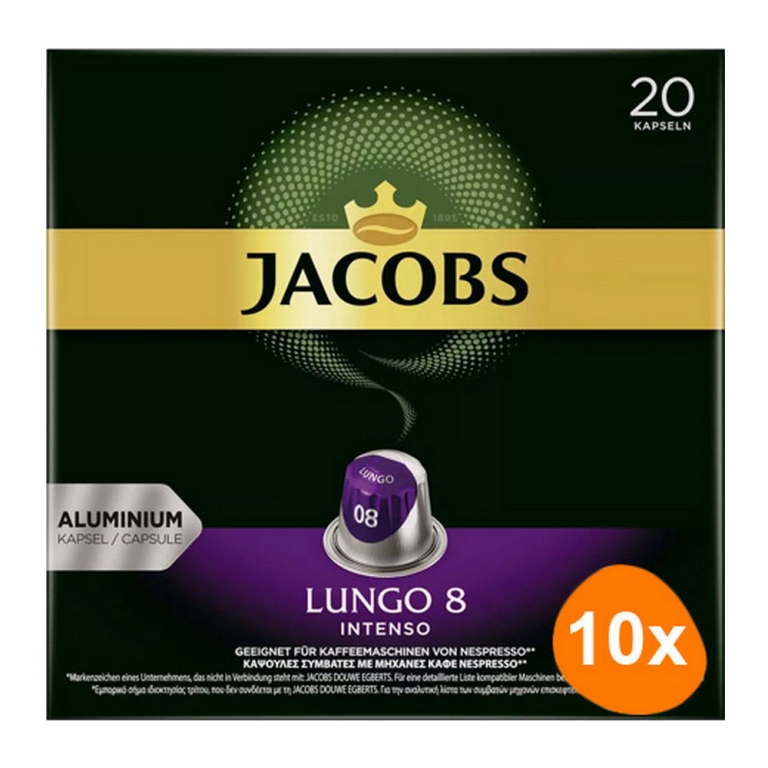 Jacobs - Lungo Intenso - 10x 20 Kapseln