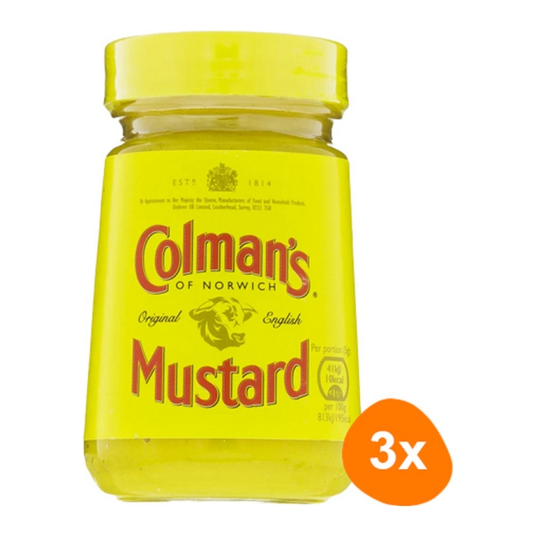 Colman's - Englischer Senf - 3x 100g