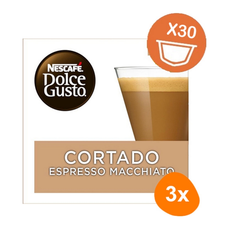 Dolce Gusto - Cortado Espresso Macchiato XL - 3x 30 Kapseln
