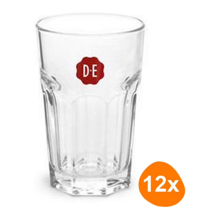 Douwe Egberts - Glas "Latte Macchiato" 295ml - 12 Stück