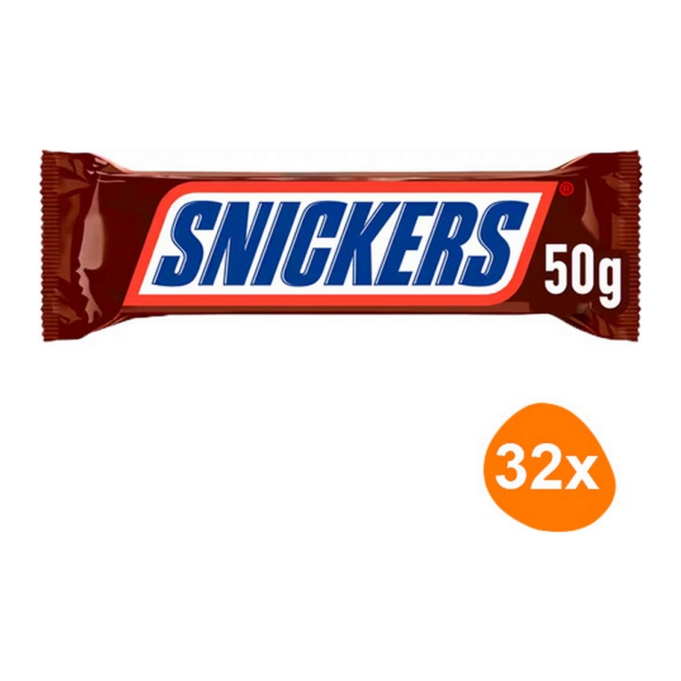 Snickers - Schokoladenriegel (Single) - 32 Riegel