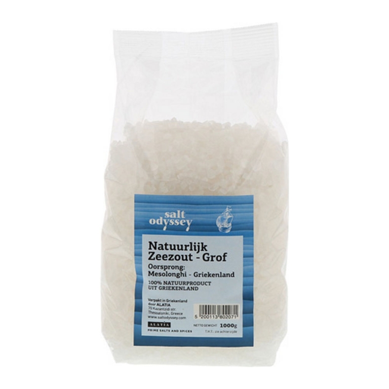 Salt Odyssey – Reines Meersalz aus Messolonghi (Grob) – 1kg