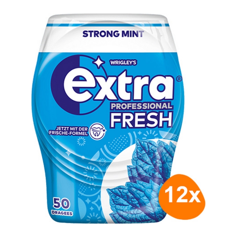 Wrigley's - Extra Professional Fresh Strong Mint - 12x 50er