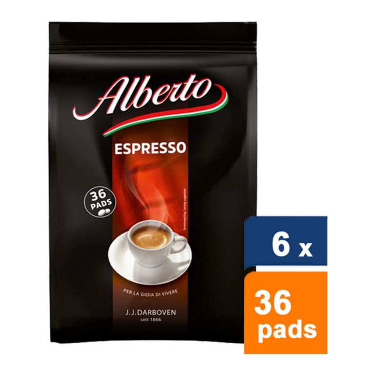 Alberto - Espresso - 6x 36 pads 