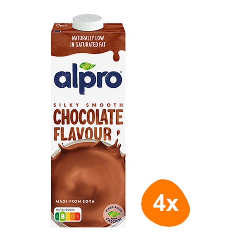 Alpro - Sojadrink Schokolade - 4x 1ltr
