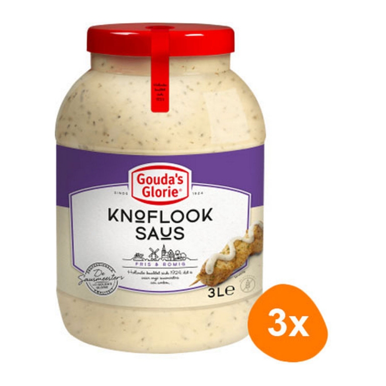 Gouda's Glorie - Knoblauch Sauce - 3x 3 ltr