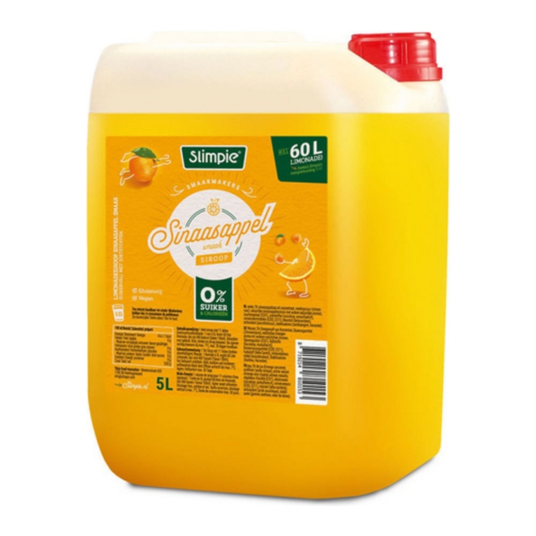 Slimpie - Orange Limonaden-Sirup - 5 ltr
