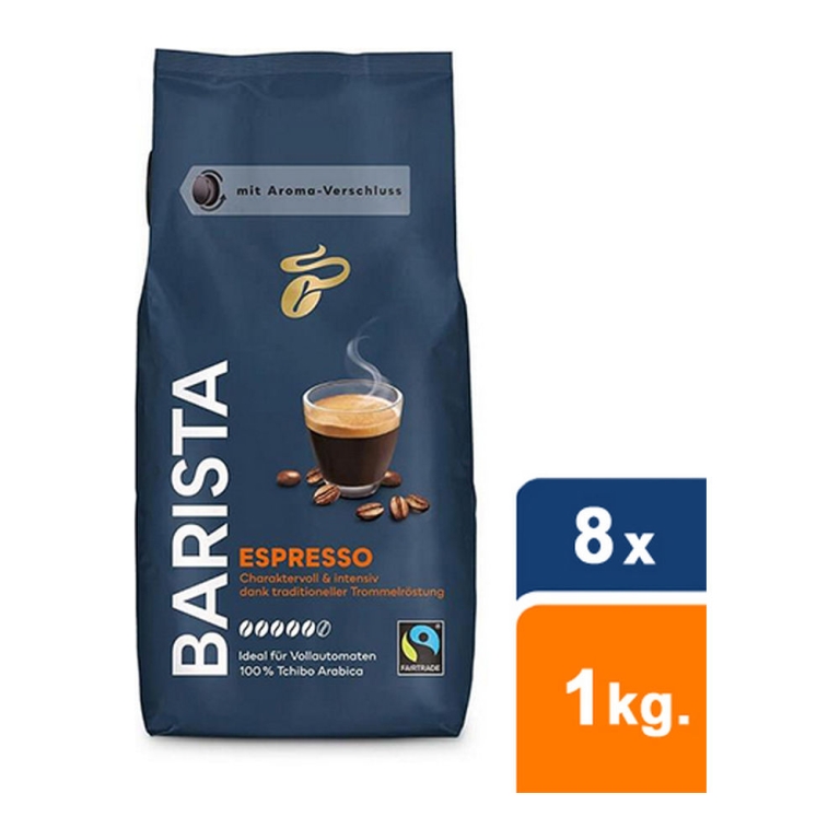 Tchibo - Barista Espresso Bohnen - 8x 1 kg