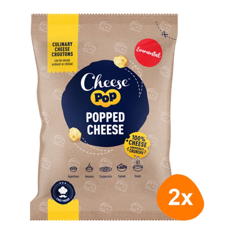Cheesepop - Gepuffter Emmentaler Käse - 2x 500g
