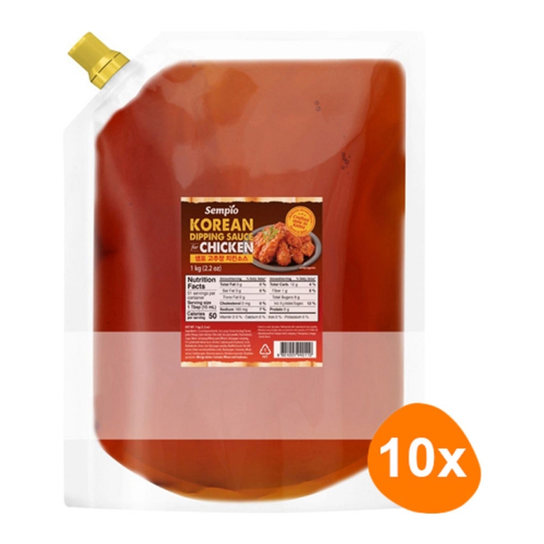 Sempio - Korean Dipping Sauce for Chicken (Sweet & Spicy) - 10x 1kg
