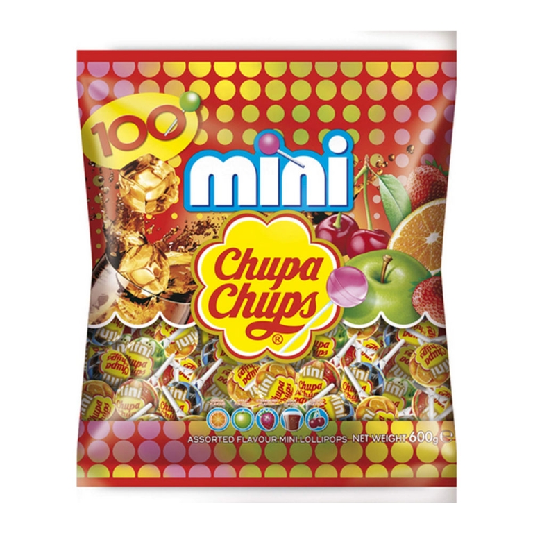 Chupa Chups - Lutscher Mini - (Nachfüllbeutel) - 100er