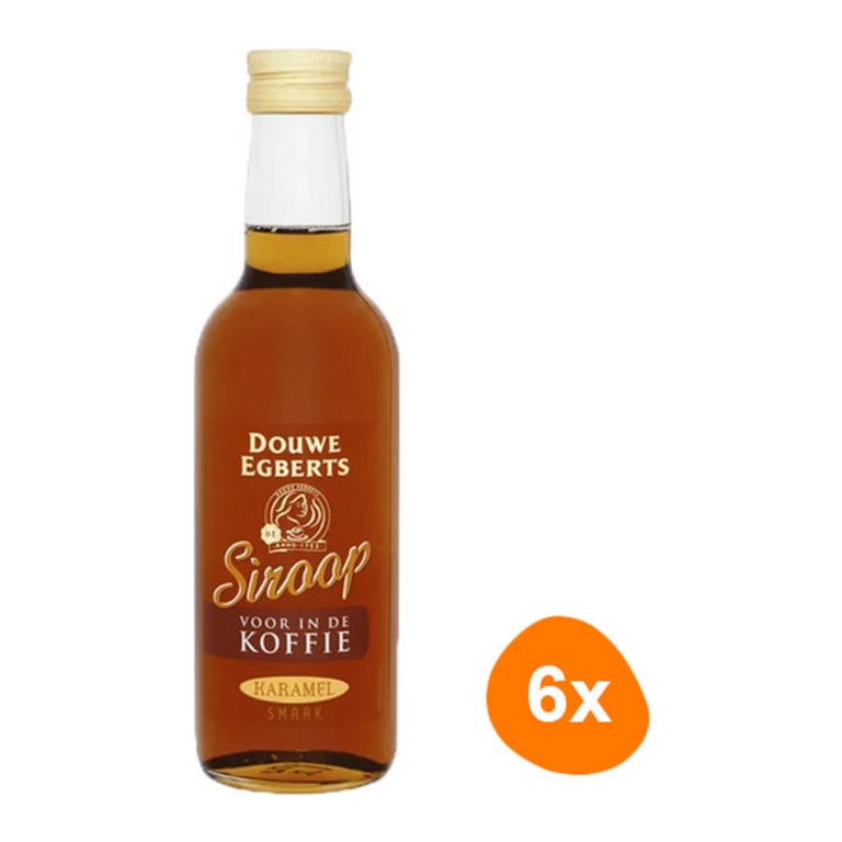 Douwe Egberts - Kaffee Sirup Karamell - 6x 250ml