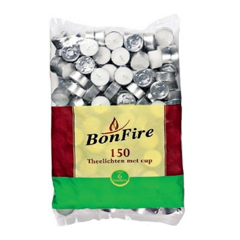 Bonfire - Teelichter im Cup 6 Stunde Brenndauer - 150er Beutel
