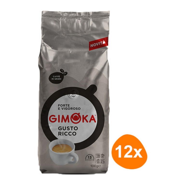 Gimoka - Gusto Ricco Bohnen - 12x 1kg