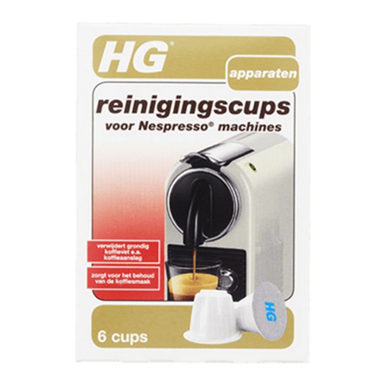 HG - Reinigungs Kapseln für Nespresso® Maschinen - 6 Kapseln