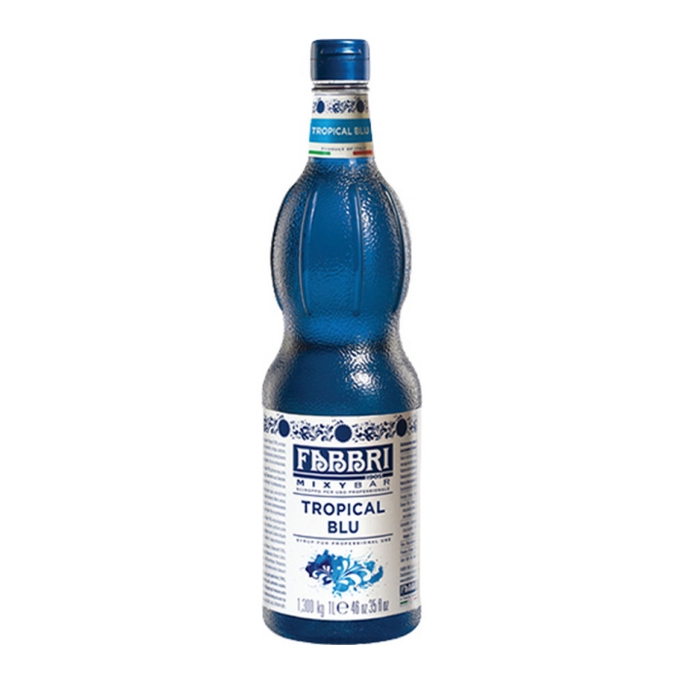 Fabbri - Mixybar Tropical Blue Sirup - 1ltr