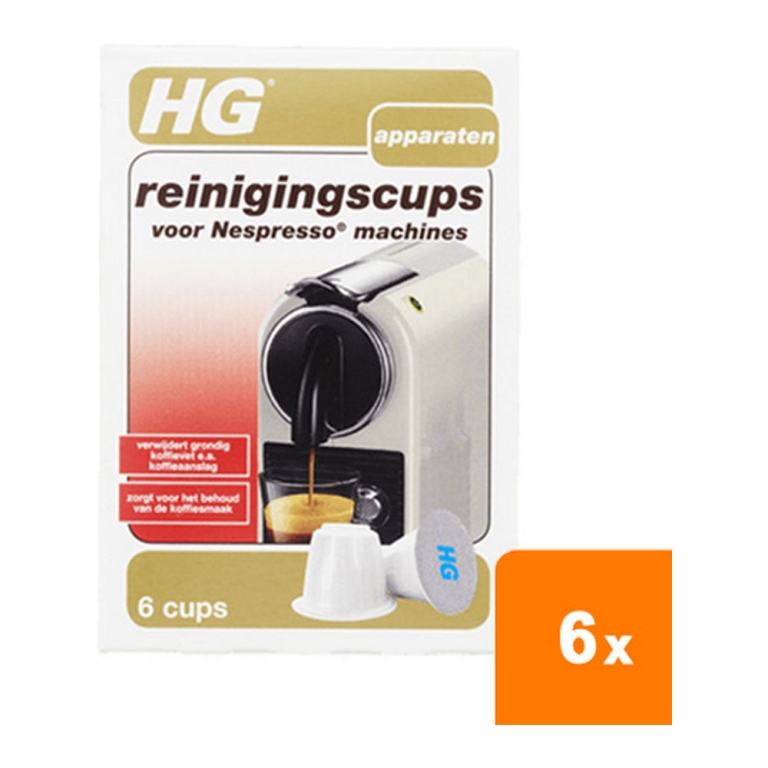 HG - Reinigungs Kapseln für Nespresso® Maschinen - 6x 6 Kapseln