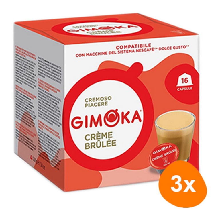Gimoka - Creme Brulee - 3x 16 Kapseln