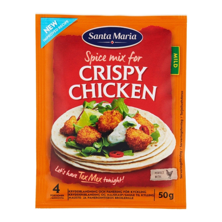 Santa Maria - Spice mix for Crispy Chicken - 4x 50g