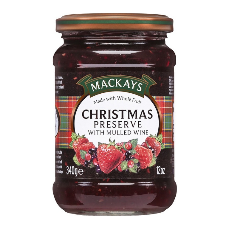 Mackays - christmas Preserve With Mulled Wine - 340g