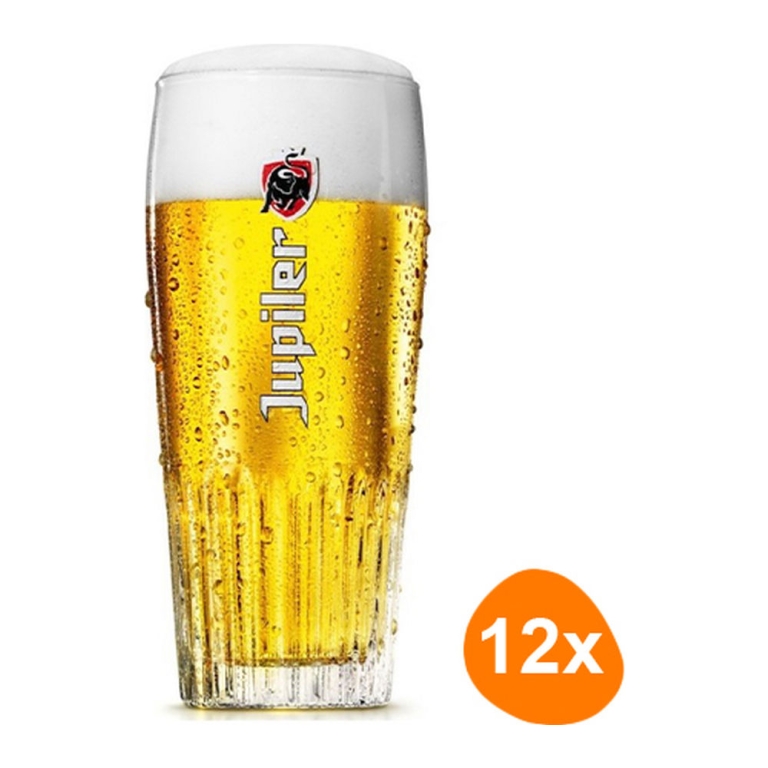 Jupiler - Bierglas 250ml - 12 Stück