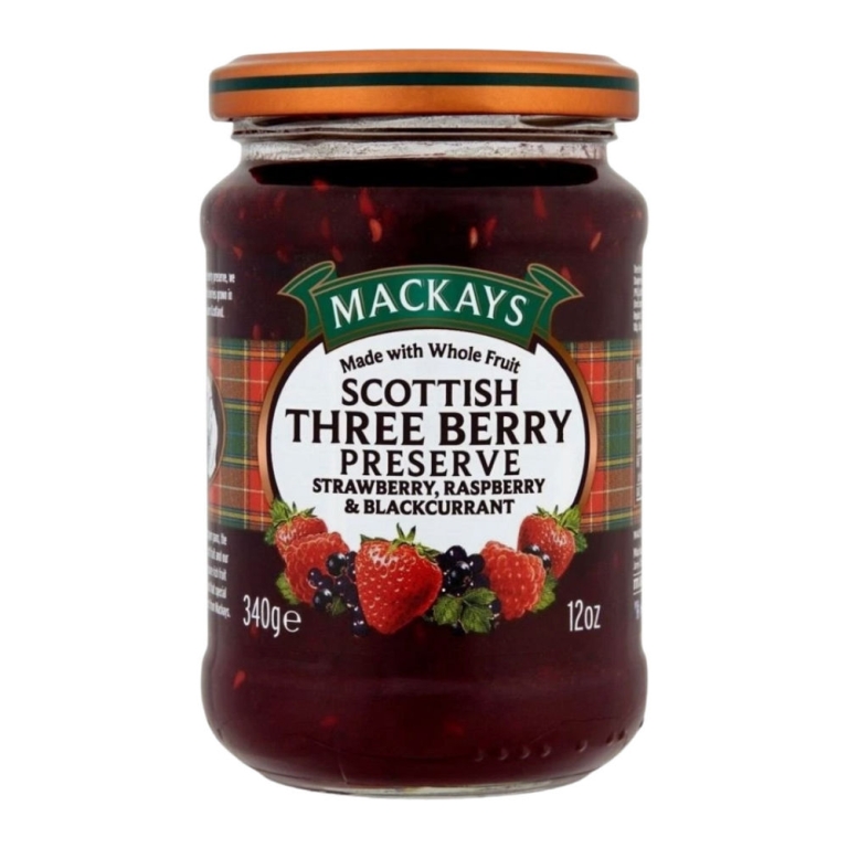 Mackays - scottish Three Berry Preserve - 340g