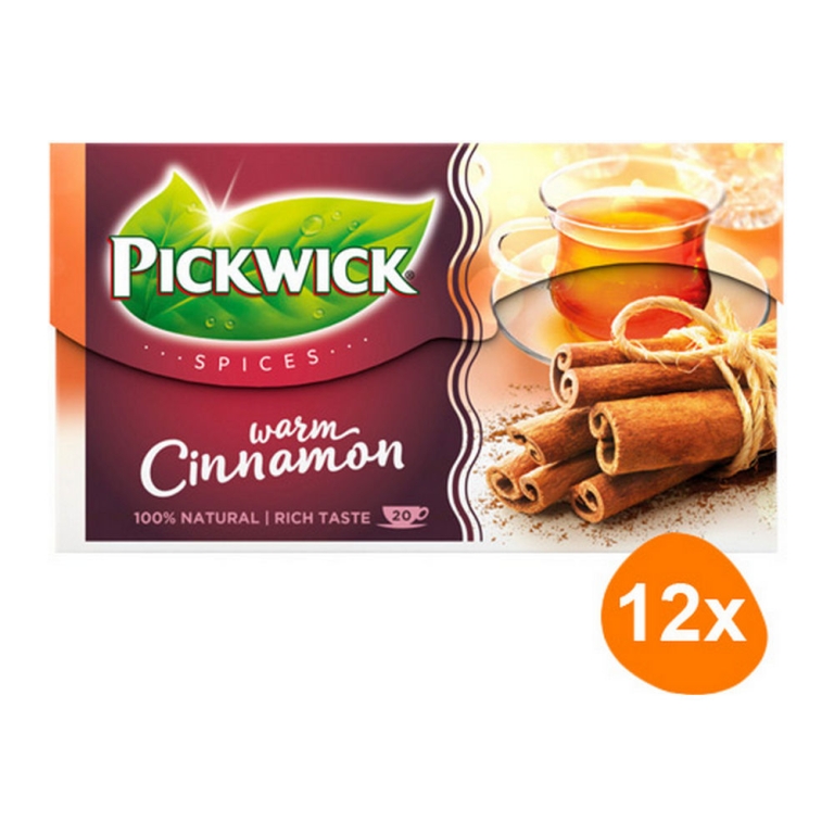 Pickwick - Spices Warm Cinnamon Schwarzer Tee - 12x 20 Teebeutel