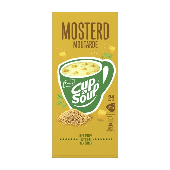 Knorr – Cup-A-Soup Senf – 21 x 175 ml
