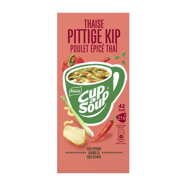 Knorr – Cup-A-Soup Thai-Hühnchen – 21 x 175 ml