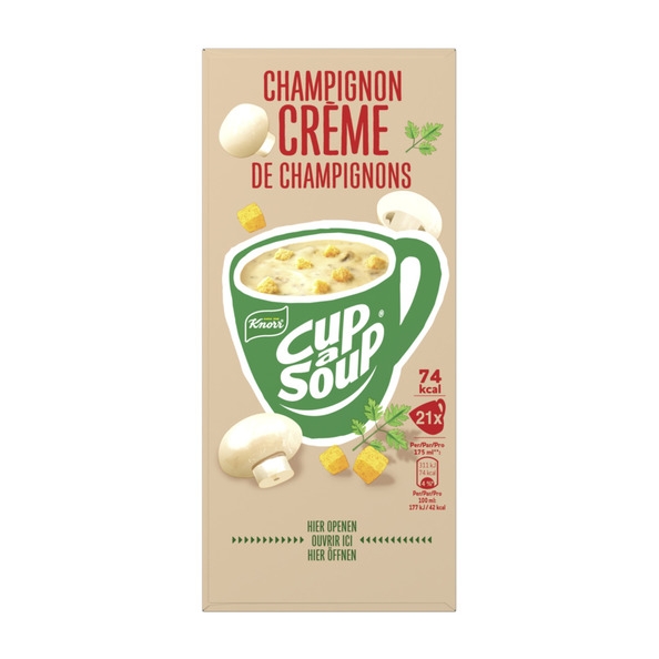 Knorr - Cup-A-Soup Champignoncreme - 21 x 175 ml
