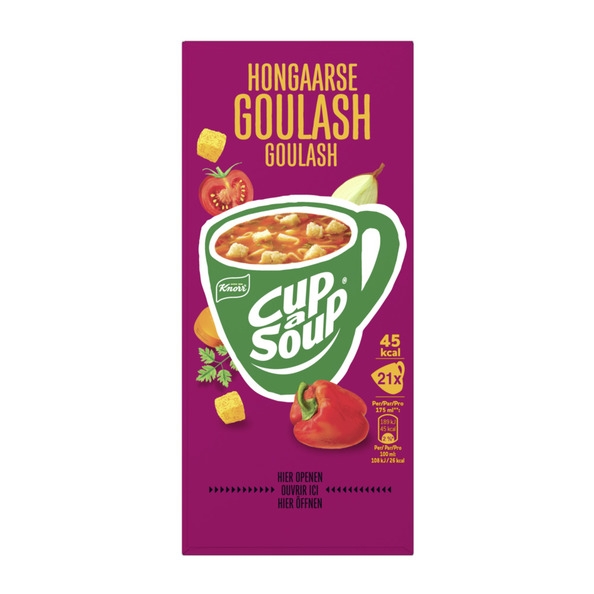 Knorr - Cup-A-Soup Ungarisches Gulasch - 21 x 175 ml